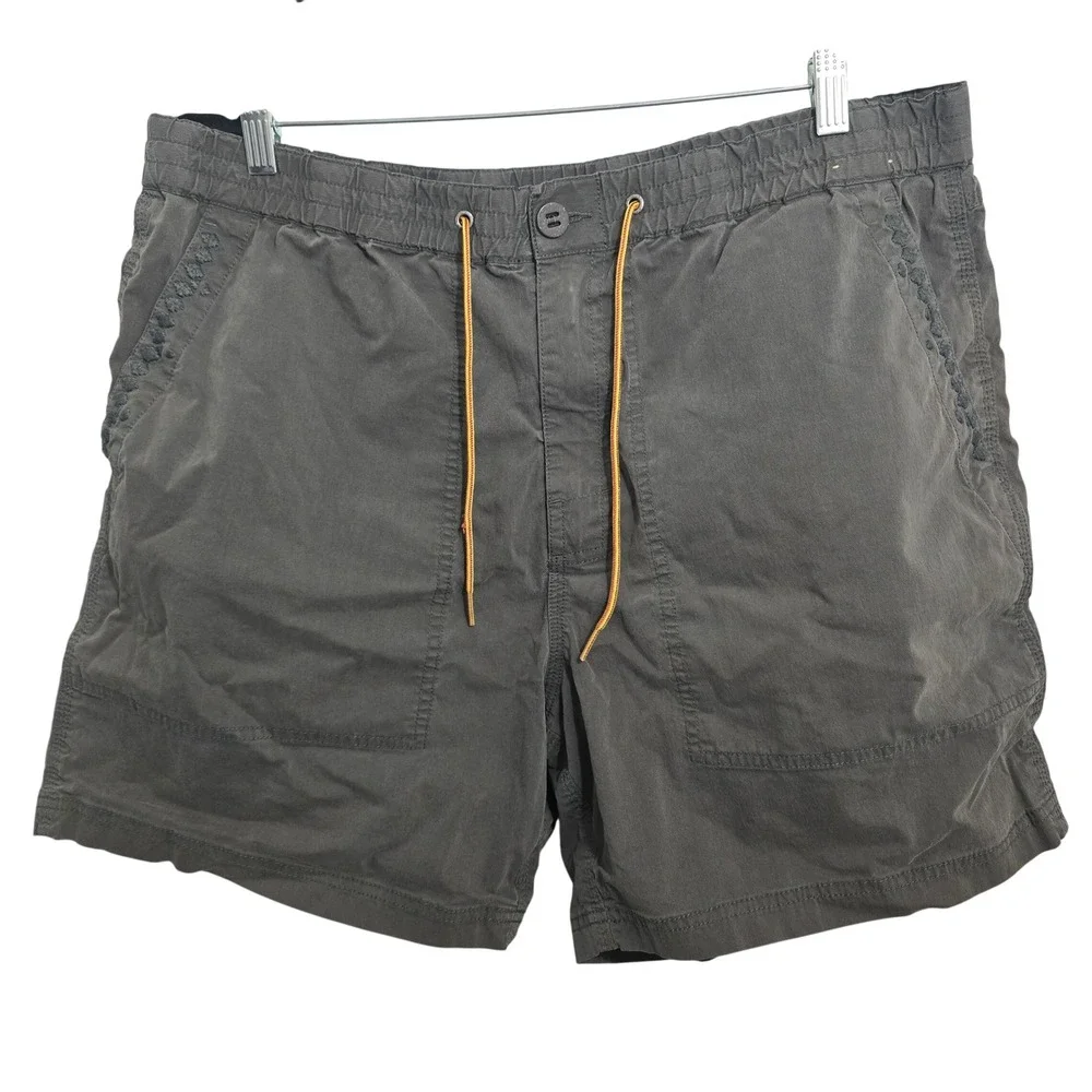 Howler Bros Horizon Hybrid Shorts Mens XXL Charcoal Grey Cotton‎ Nylon Stretch